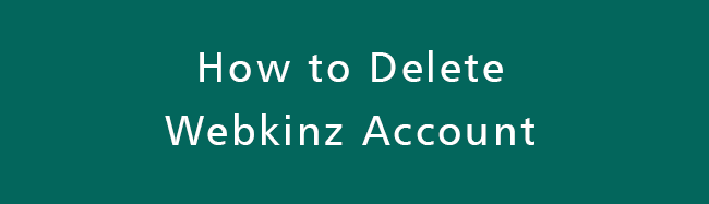 Como excluir uma conta Webkinz